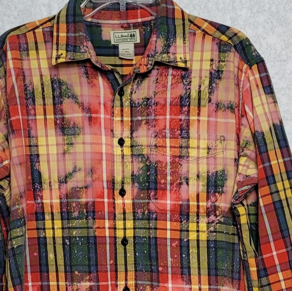 SOLD L.L. Bean Flannel Shirt - Picture 3 of 9